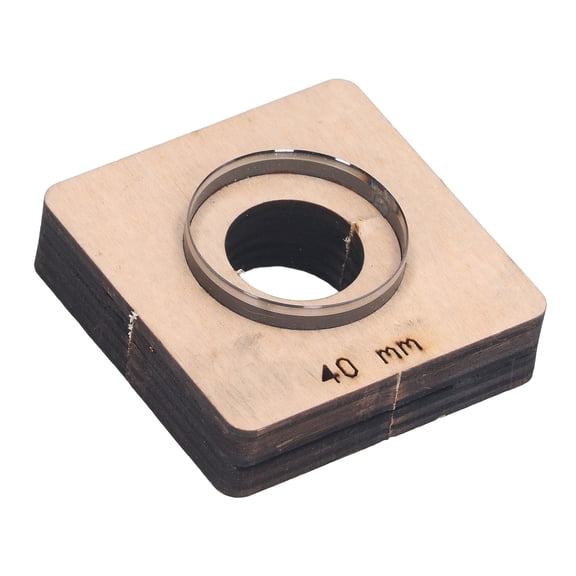 Professional Round Leather Cutting Die Wood Alloy Steel Punching Cutter Mold for DIY Leathercrafts and Cardboard Processing, 40mm / 1.57 inches Diameter
