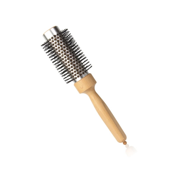 Professional Round Metal Hairbrush for Blow Drying Efficient Long Hair Styling