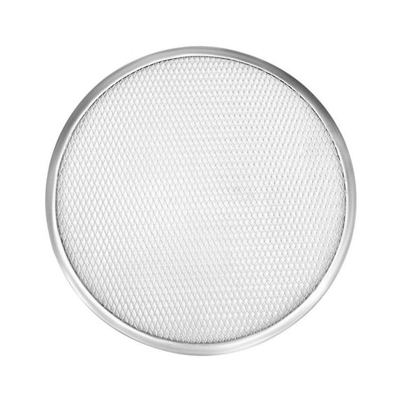 Professional Round Pizza Oven Baking Tray Barbecue Grate Nonstick Mesh Net(12 Inch)