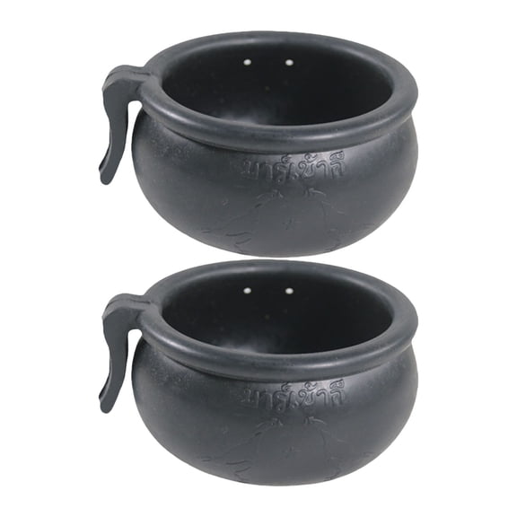 Professional Rubber Chicken Feeder Cup 2Pcs For Training Hens Ducks Water Bowl Easy To Install for Game Fowl Training