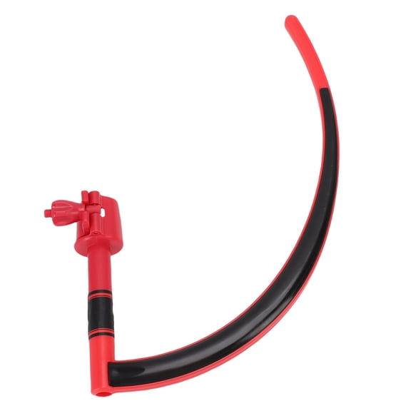 Professional Rubber Golf Swing Trainer Aid - Curved Posture Correction Training Stick for Beginners, Red & Black (10.2 inches / 26 cm)