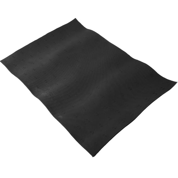 Professional Rubber Shoe Sole Replacement Wear Resistant Cowhells Heel Repair Pad for Men and Women, 15.24 x 21.06 inches / 38.7 x 53.5 cm, 2mm Thickness, Black