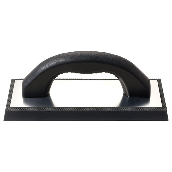Professional Rubber Tile Grout Float with Anti Slip Handle Lightweight Aluminum Backplate for Concrete Plaster Drywall Smooth Application