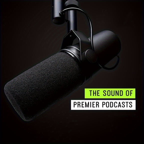 Professional SM7B Microphone for Studio Recording, Podcasting, Gaming & Streaming - Warm Vocals, Wide Frequency, Shock Isolation, Durable Build