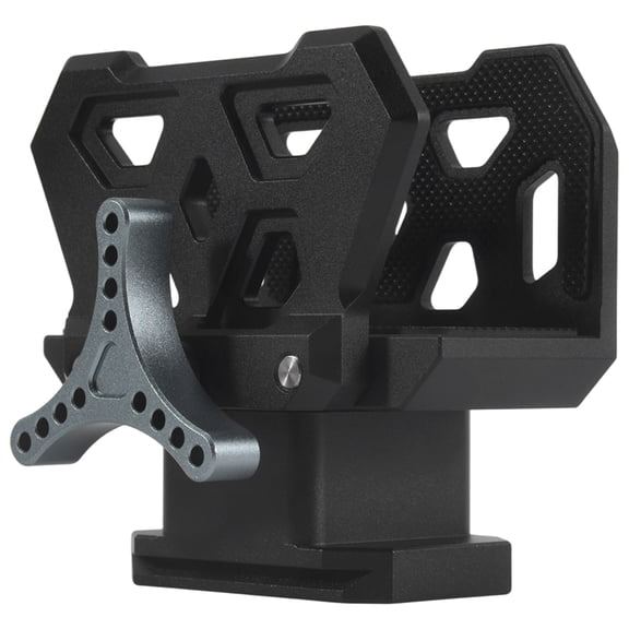 Professional Saddle Clamp Adapter Tripod Bracket Vise Clamp Outdoor Bracket Adapts to 3/8 Inch Thread Easy Installation