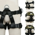 thumbnail image 1 of Professional Safety Harness with 3 Tool Storage Loops & Double-Layer Breathable Lumbar Pad - Durable Nylon Climbing Harness for Men & Women, Ideal for Tree Climbing, Rappelling & Outdoor Adventures, 1 of 9