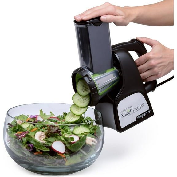 Professional SaladShooter Electric Slicer/Shredder, Black,1 count