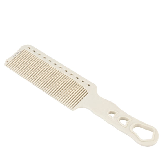 Professional Salon Hair Styling Barber Comb 9.84 inches / 25 cm Anti-Static Haircut Tool White High Temperature Resistant Detangling Tool For All Types