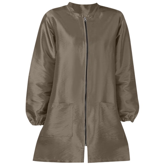 Professional Salon Smock Stylist Jacket,Waterproof Hairdresser Cape Barber Jacket,Lightweight and Breathable Pet Grooming Workwear for Women Men Anti-Static Hairdresser,M