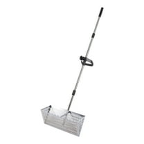 Professional Sand Flea Rake - 24" Stainless Steel Beach Combing Rake with Detachable Handle, Hex Hole Sifter for Bait Gathering & Shell Collecting (Color as Shown)
