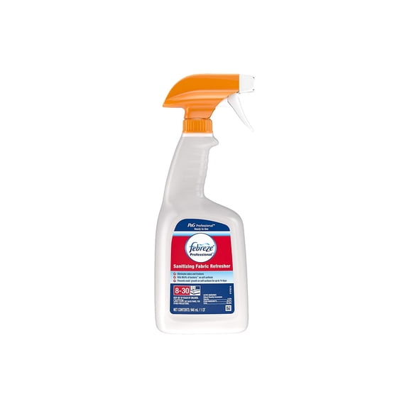 Professional Sanitizing Fabric Refresher, Light Scent, 32 Oz Spray Bottle | Bundle of 5 Each