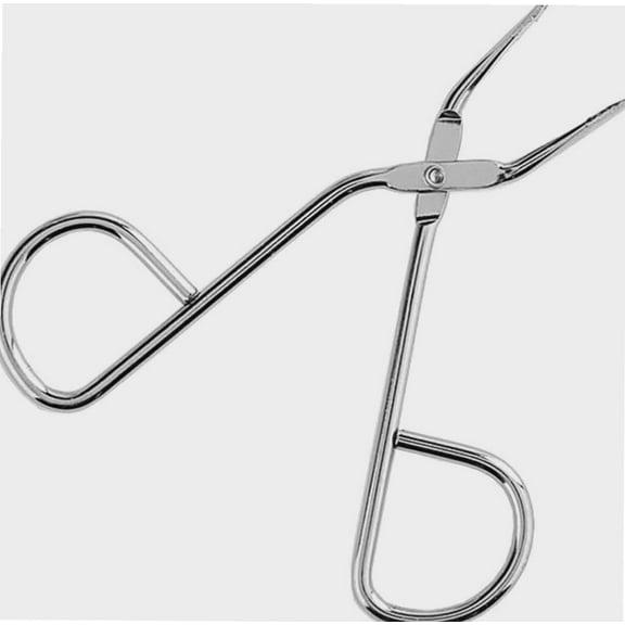 Professional Scissor Handle Eyebrow Tweezer Slant Tip Tweezer Flat Tip Tweezers Hair Plucker Pliers Beauty Tools for Women and Men, Straight Tip Hairgripping Eyebrow (Sliver)