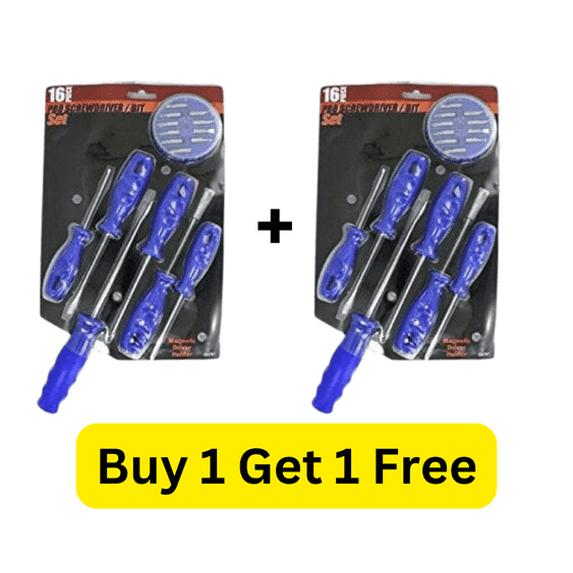 Professional Screwdriver & Bit Set