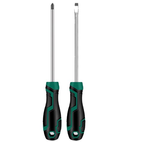 Professional Screwdriver Set Strong Magnetic Tip, Flat & Steel Head,Easy to Use Hand Tool