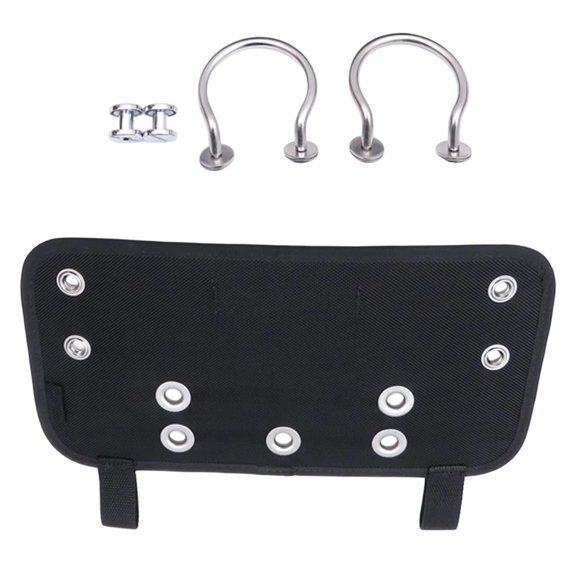 Professional Scubas Diving Squar Butt Plate Replacement Board Techs Diving Plate Dives Equipment Enduring