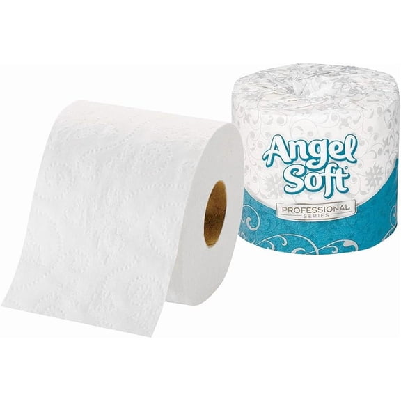 Professional Series Premium 2-Ply Embossed Toilet Paper, 16840, 450 Sheets Per Roll, 40 Rolls Per Case, White