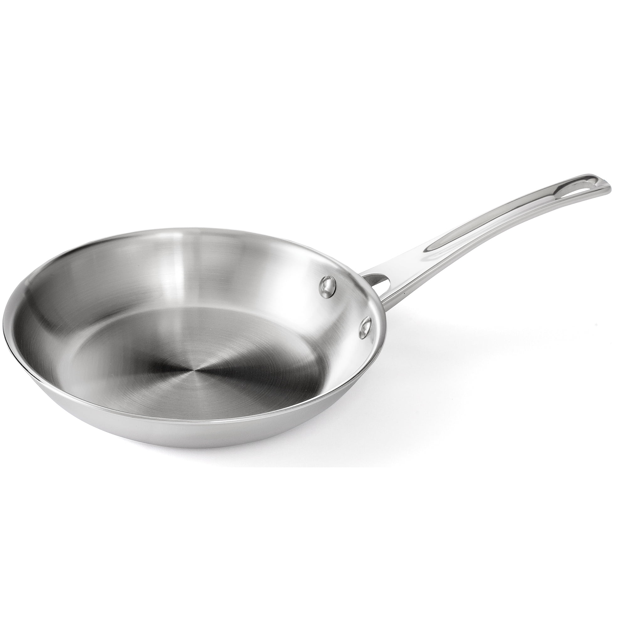 Professional Series Stainless Steel Frying Pan by Ozeri, 100% PTFE