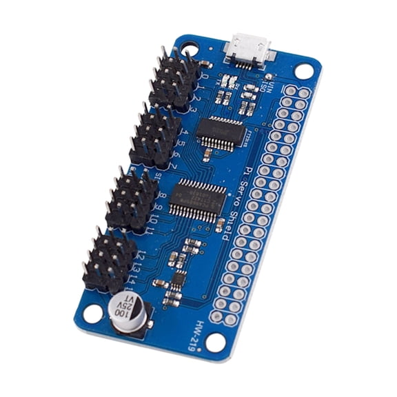 Professional Servo Controller With 16 Independents Outputs for Advanced Robotics Applications