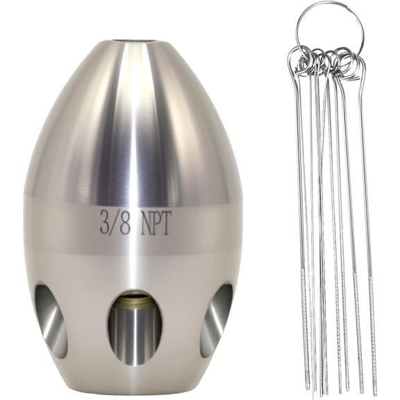 Professional Sewer Jetter for Pressure Washer - 3/8" NPT Nozzle with Clean Needle | Compatible with Drain Cleaning, Pipe Jetting & Sewer Maintenance