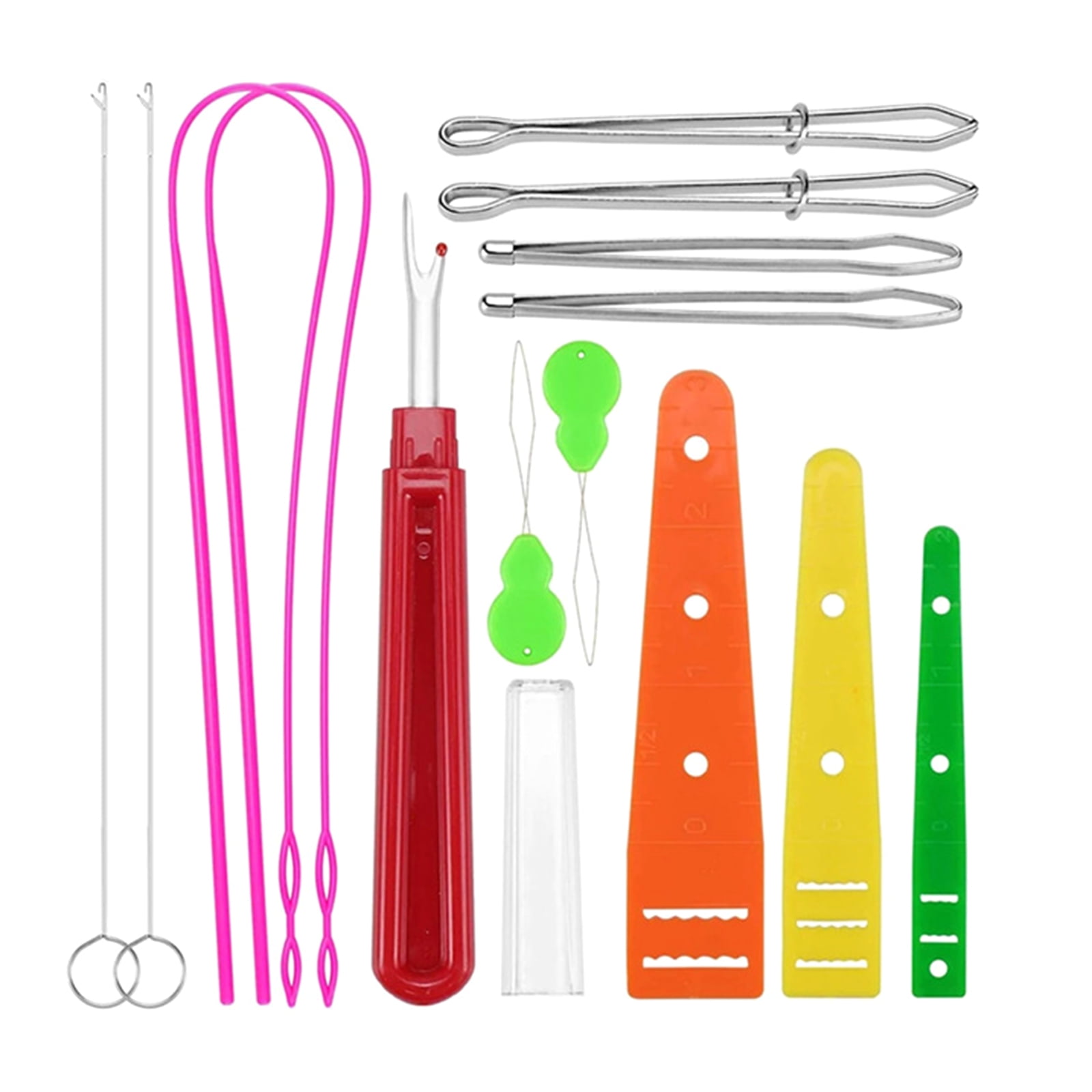 Professional Sewing Loop Tools Drawstring Threader Seam Ripper Kit for