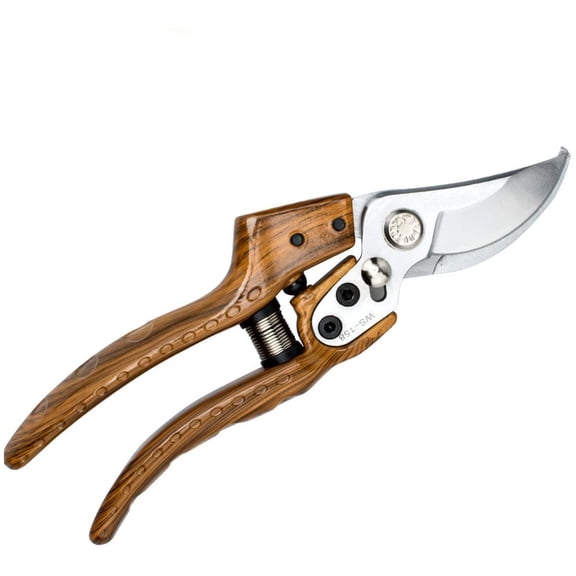 Professional Sharp Pruners, Garden Pruners, Tree Trimmers Secateurs, Bypass Pruning Shears, Secateurs, Hand Pruner, Garden Shears, Gardening Shears Clippers for Plants, Gardening Cutter (Wood Grain)