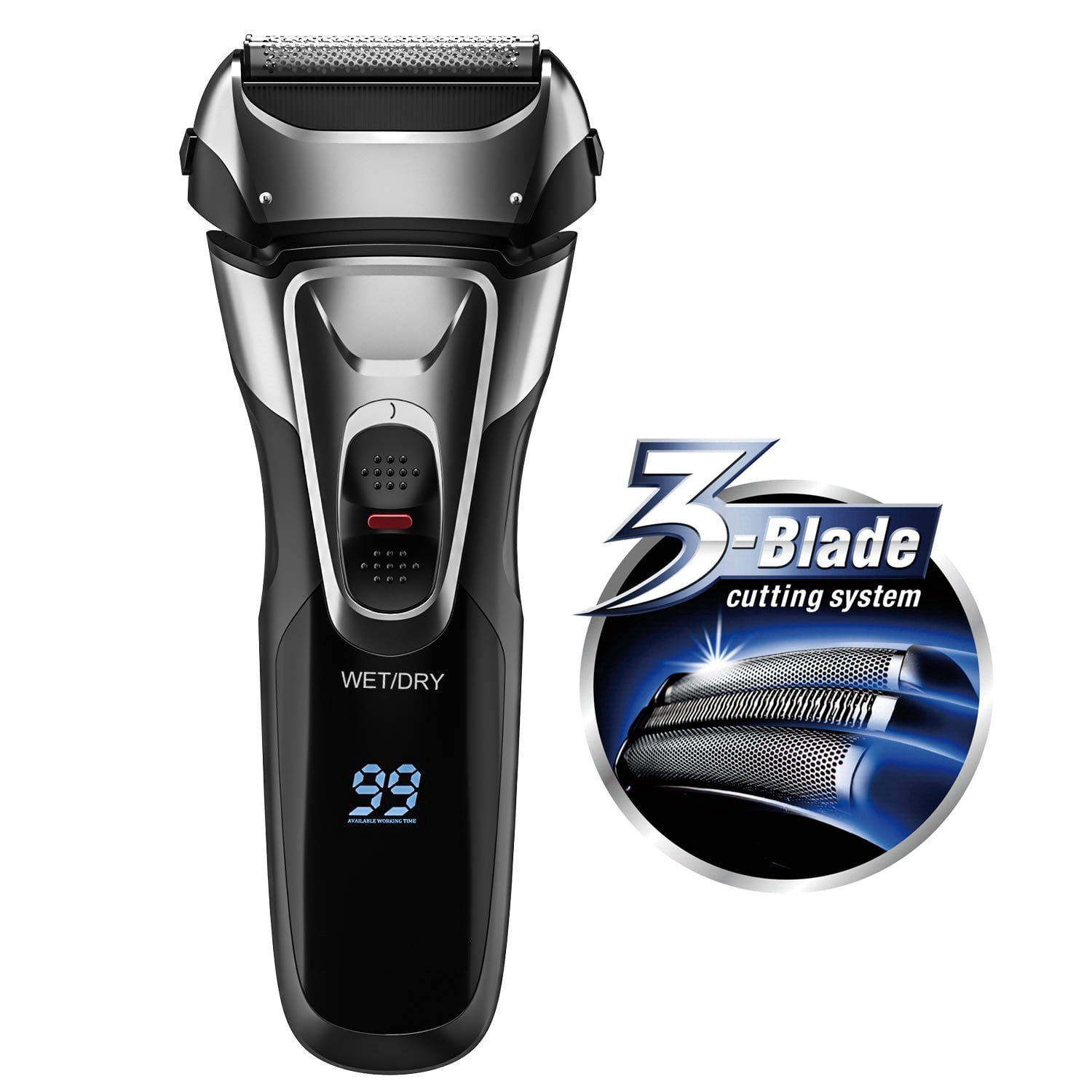 Men Shaver Machine Professional Shaver For Men Rechargeable Powerful Electric Shaver 3D ...