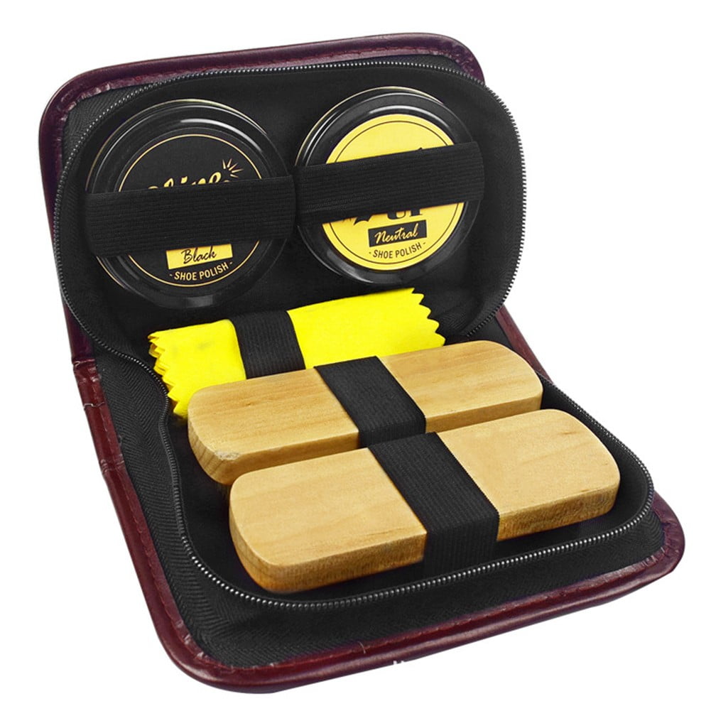 Professional Shoes Care Kit Portable Cleaning Set Shoe Polish Shine Care Kit Walmart