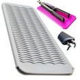 thumbnail image 1 of Professional Silicone Heat Resistant Mat Pouch for Hair Straightener, Curling Iron and Flat Iron, Portable Travel Mat and Cover for Hair Styling Tools, Grey, 1 of 18