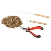 Professional Silicone Lined Micro Links For Effortless Hair Extensions, High Quality Silicone Ensures Long Using Time And No Damage To Hair