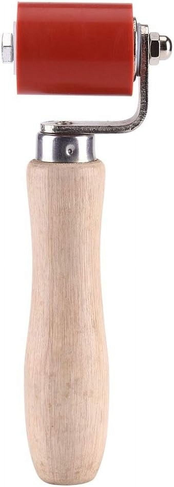 4cm Silicone & 0.6cm Brass Seam Roller Tool For PVC Roofing, Sound Deadening, Banner & Wallpaper Smoothing