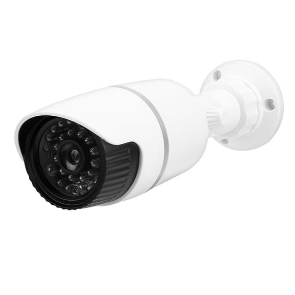 Professional Simulation Security Camera with Red Flashing LED Light, 9.1 x 4.7 x 3.9 inches / 23.0 x 12.0 x 10.0 cm