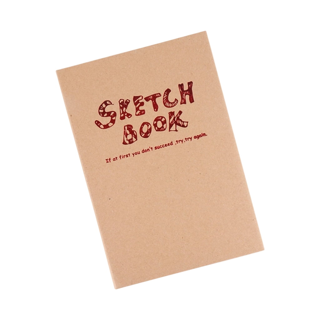 Professional Sketch Notebook 200 Sheets Blank 80gms Paper Softcover ...