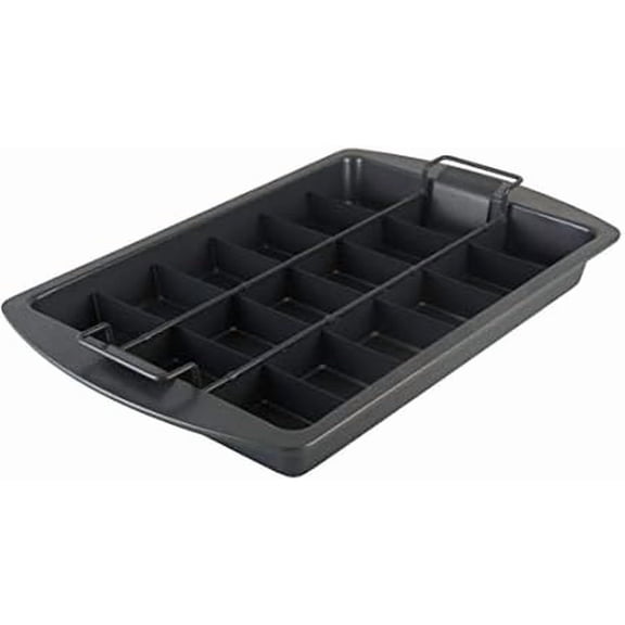 Professional Slice Solutions Brownie Pan, 9-Inch-by-13-Inch - , Dark Gray