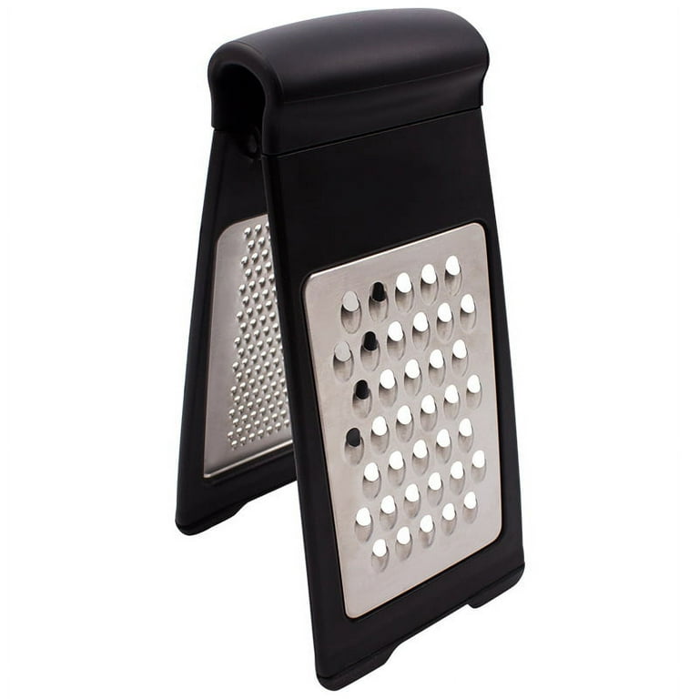 Professional Box Grater With Storage Container, Stainless Steel