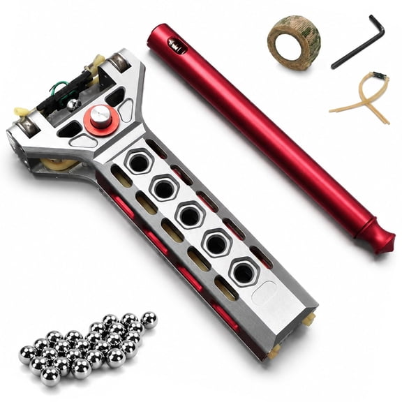 Professional Slingshots for Adults, Aluminum Alloy Repeating Sling Shot with Auto-Loading Bow, High Precision Catapult Bow for Target Practice/Hunting/Outdoor Recreation/Outdoor Survival