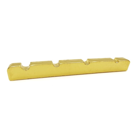 Professional Slotted Brass Metal String Nut 4 String Electric Basses Guitar Part for Accuracy Guitars