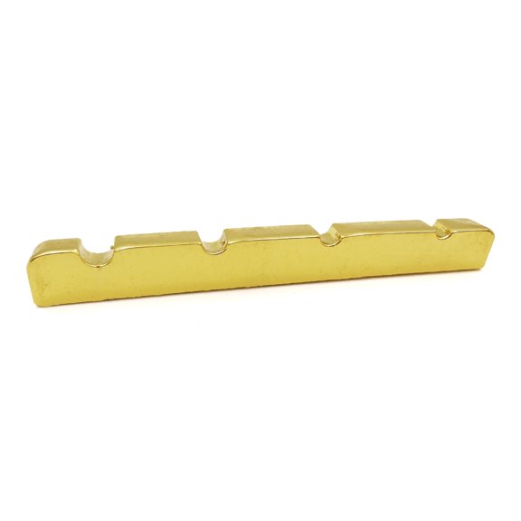 Professional Slotted Brass Metal String Nut 4 String Electric Basses Guitar Part for Accuracy Guitars