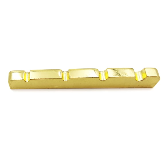 Professional Slotted Brass Metal String Nut 4 String Electric Basses Guitar Part for Accuracy Guitars