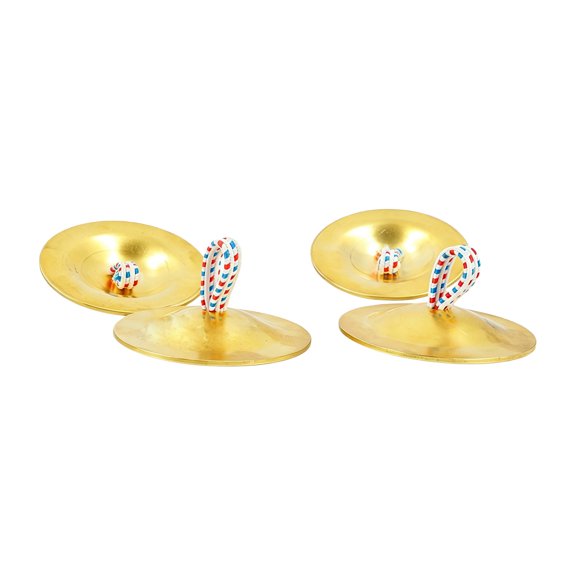 Professional Small Finger Cymbals Belly Dancing Finger Cymbals Hand Bells Musical Instruments for Dancer Evening Party