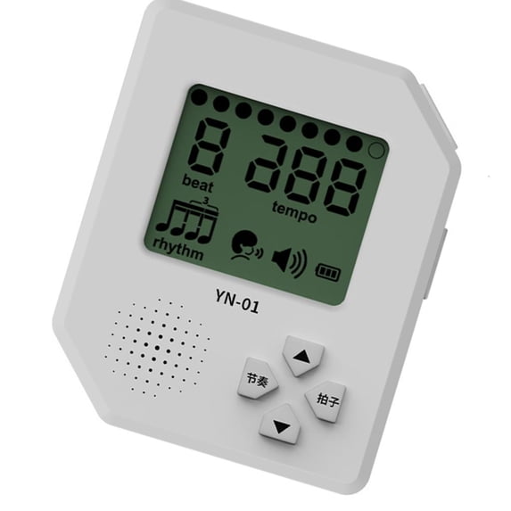 Professional Small Metronome with Anti Fall Plastic Housing and Intuitive Interface Suitable for Piano Drum Practice