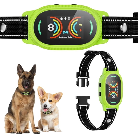 Professional Smart Bark Collar for Dogs, Automatic Training Device with Vibration and Beep Modes, Waterproof Rechargeable Behavior Assistant for Small Medium Large Pets, Adjustable Sensitivity