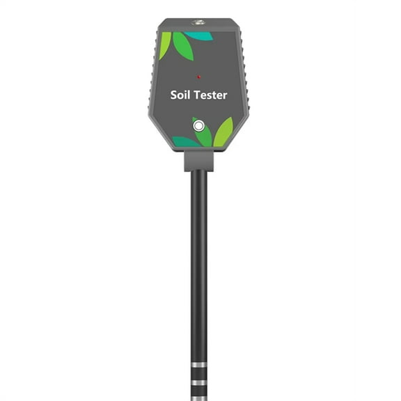 Professional Soil PH Meter 8 in One Soil PH EC Fertility Salt Tester Monitor Smart Bluetooth Light Air Humidity Detector