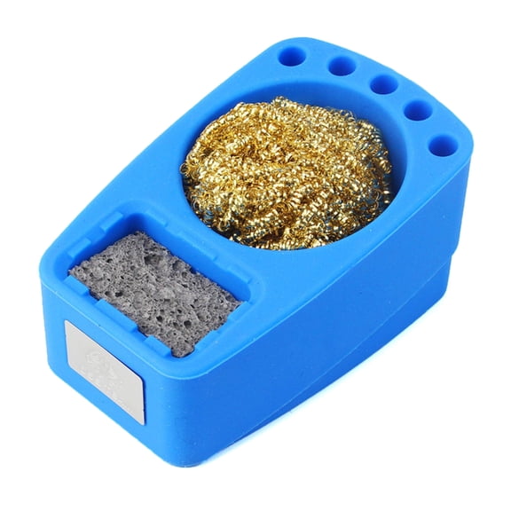 Professional Soldering Tip Maintenance Tool Featuring Brass Wire Cleaner & Antislip Mats Suitable for Electronics Repair