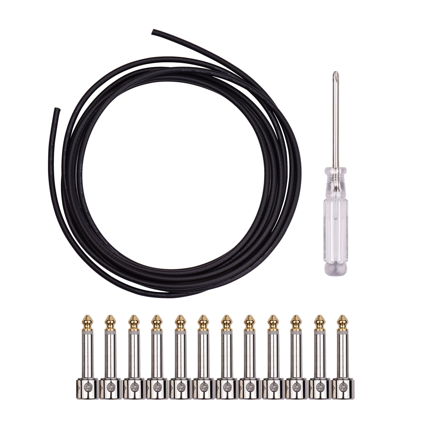 Professional Solderless Patch Cable Kit DIY Guitar Pedal Board