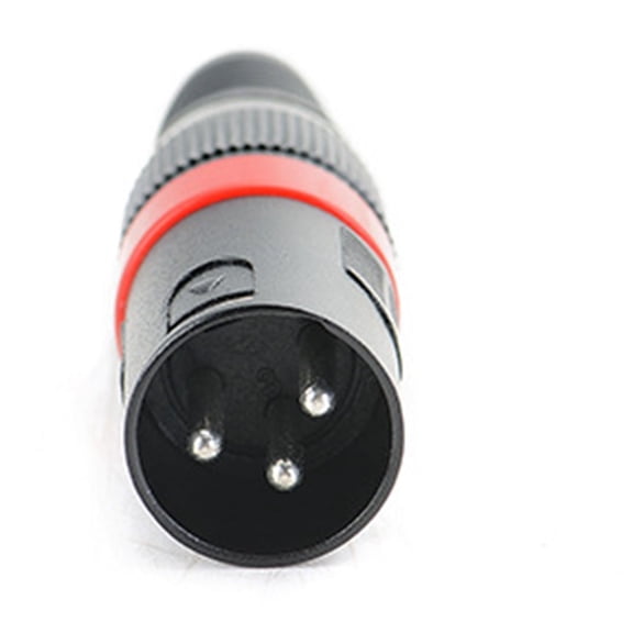 Professional Sound Cable Connectors 3 Pin 3Pin MIC Male Plug Professional Microphones Wire Connectors Accessories