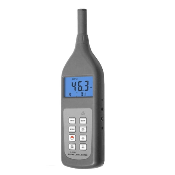 Professional Sound Level Meter 30~130dB Software & Bluetooth for Workshop Vehicles Traffic Offic ,Feature Packed