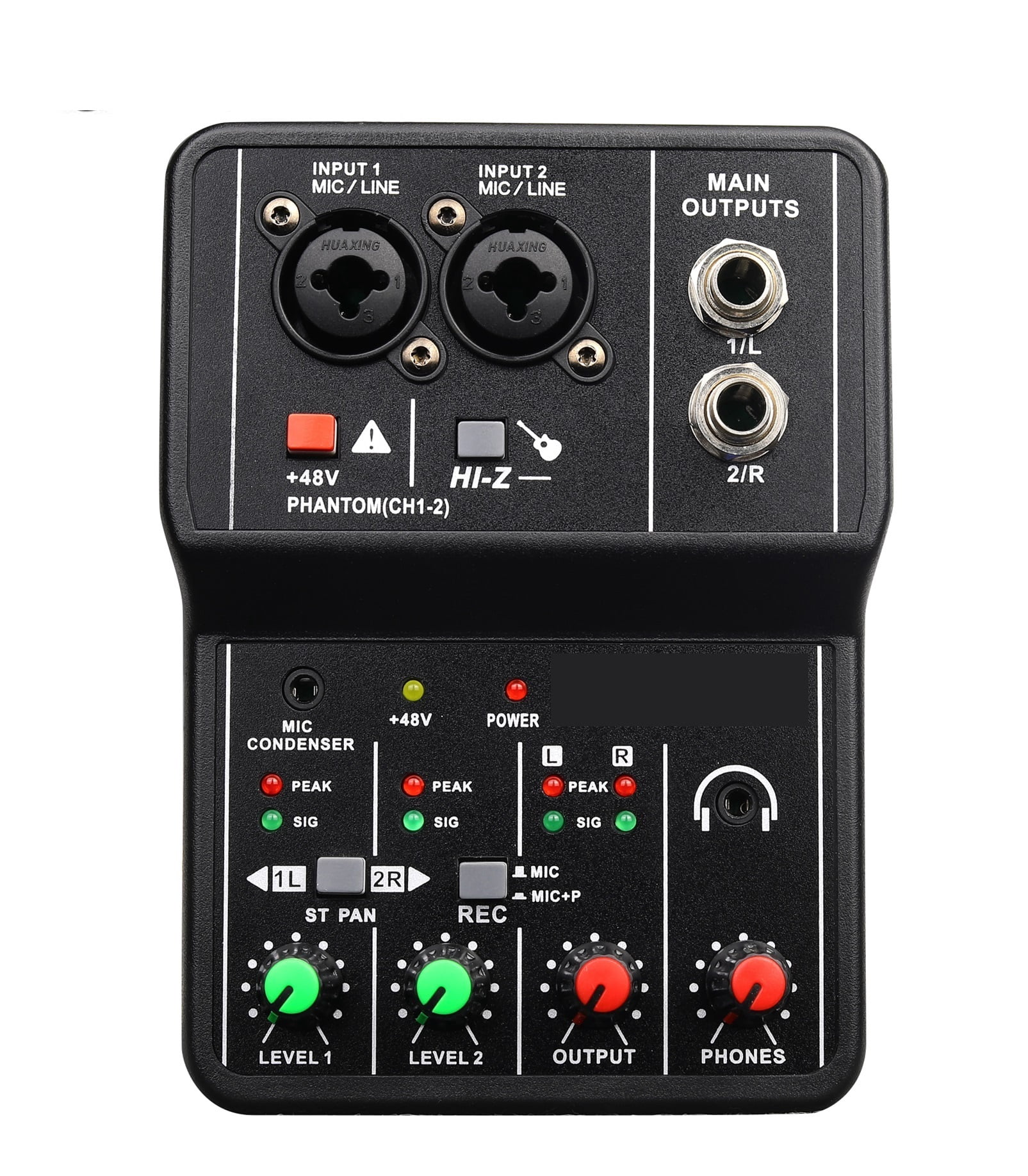 Professional Sound Mixer with Monitor Electric Guitar Live Broadcast ...