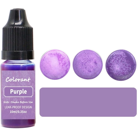 Professional Soy Wax Candle Making Liquid Dye 10Ml Plastic Bottle Purple Color High Intensity For Diy Candles Epoxy Resin Soap And Bath Bombs Candle Dyes I