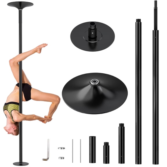 Professional Spinning Dance Pole, 45mm Portable Exercise Pole for Fitness  Durable Steel Build, Anti-Rust Finish, Suitable for Home, Club, Gym, Party, Pub