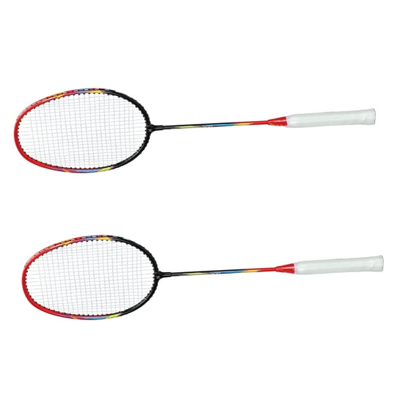 Professional Split Aluminum Alloy Badminton Racquets Set with Storage Case, Portable Lightweight Training Equipment for Backyard and Outdoor Gym, Double Rackets Game Kit (26.3 Inches / 67 cm)